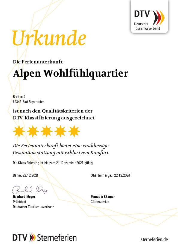 Villa Alpen Wohlfühlquartier Bayersoien Exterior foto